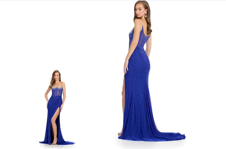blue prom dresses